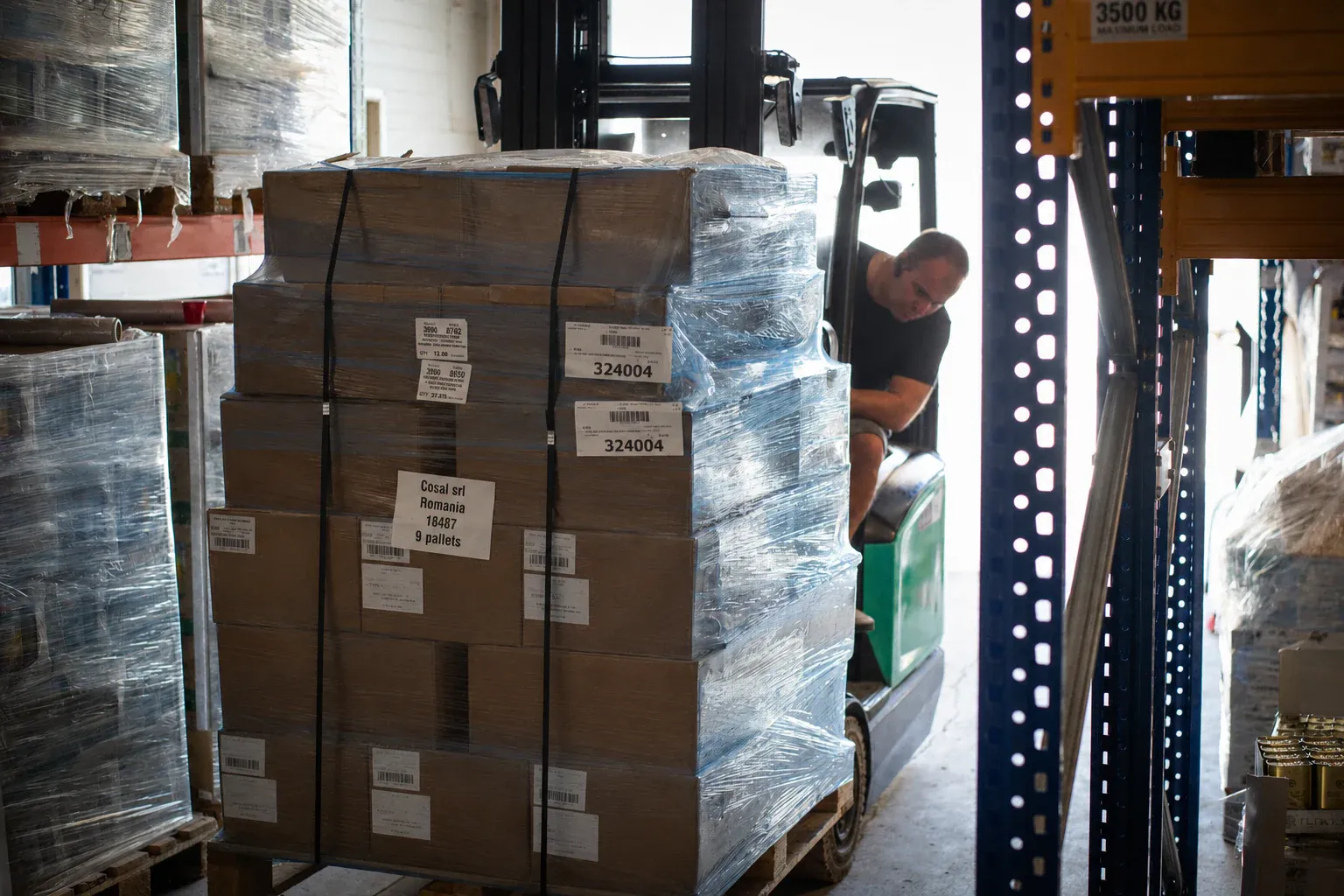 Pregătirea unei comenzi în fluxul logistic COSAL